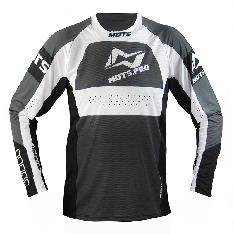 Bild von Trial Jersey Mots Step 7 schwarz/weiss Modell 2024